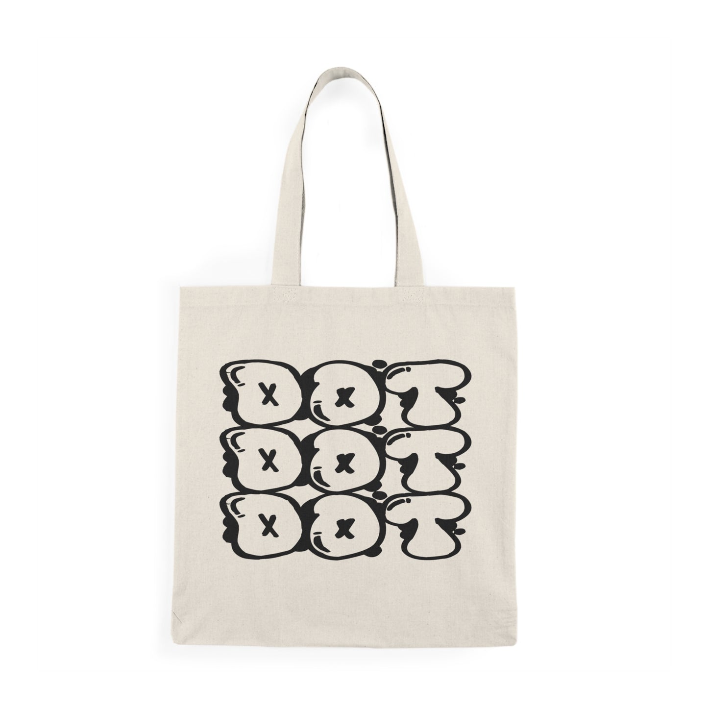 Graffiti Natural Tote Bag